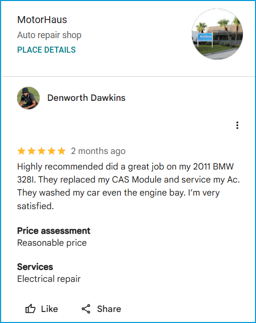 Review of MotorHaus By Denworth Dawkins