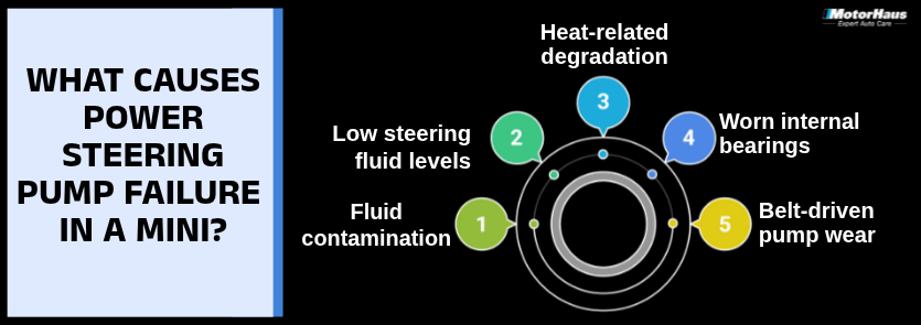 What Causes Power Steering Pump Failure in a MINI