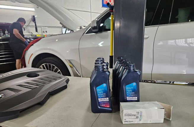 BMW Oil Change Service