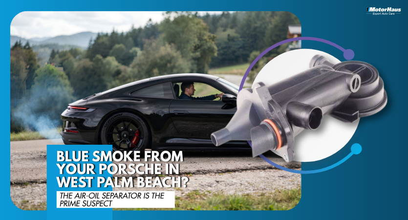Blue Smoke From Your Porsche in West Palm Beach The Air-Oil Separator Is the Prime Suspect