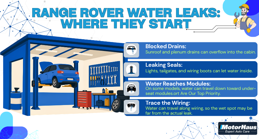 Range Rover Water Leaks Where They Start
